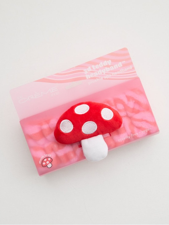 The Creme Shop Other - Crème Plush Mushroom Headband - Red and White